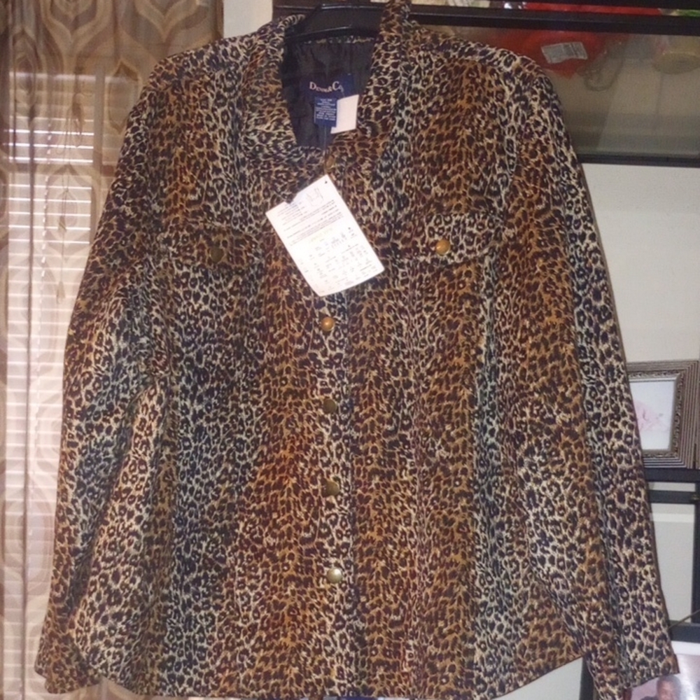 Denim&Co Animal Print Jacket